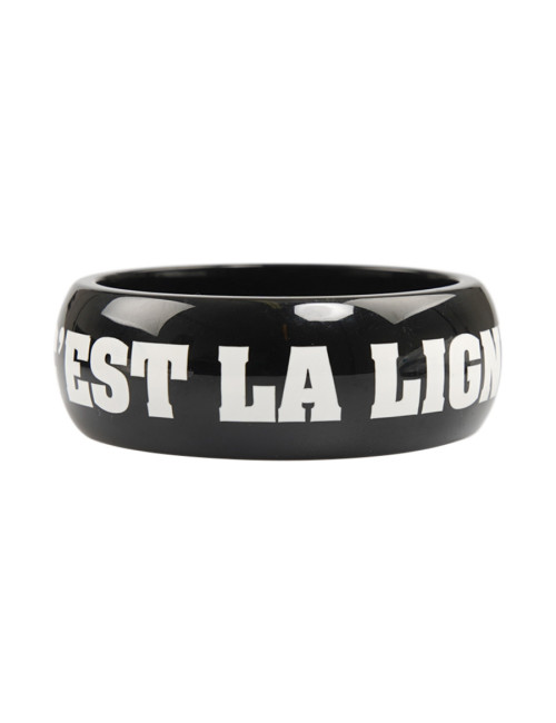 Bracelet CHANEL L "l'élégance c'est la ligne  Coco Chanel"