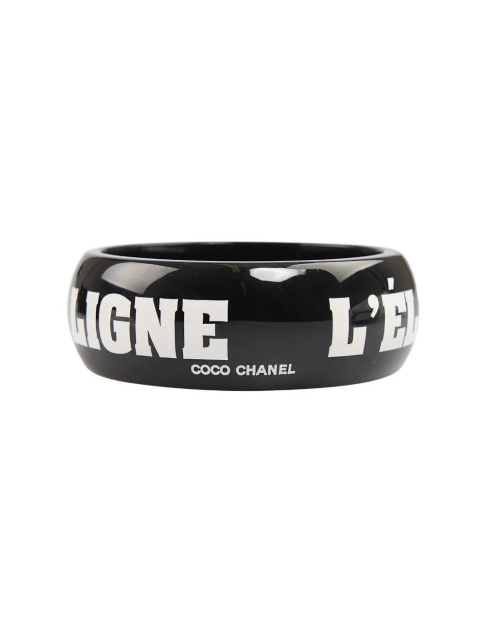 Bracelet CHANEL L "l'élégance c'est la ligne  Coco Chanel"