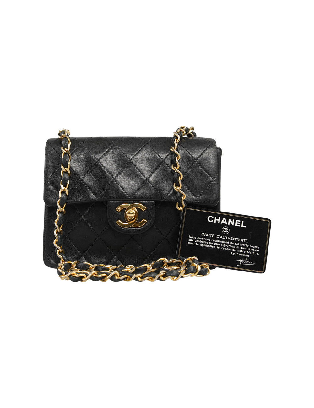 CHANEL vintage square timeless bag 