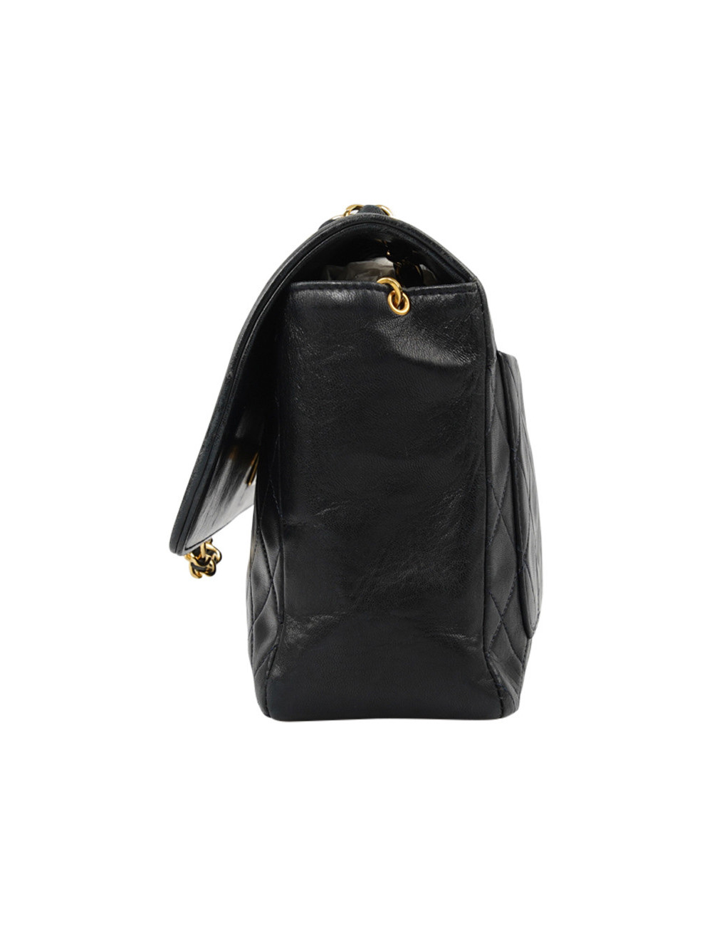 Sac vintage CHANEL bleu marine