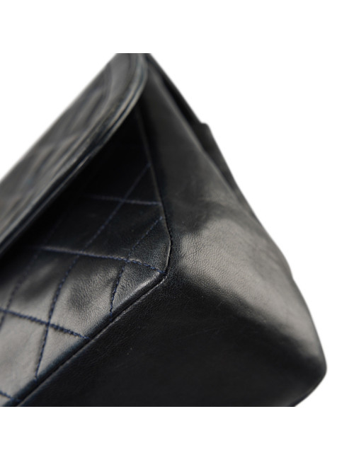 Sac vintage CHANEL bleu marine