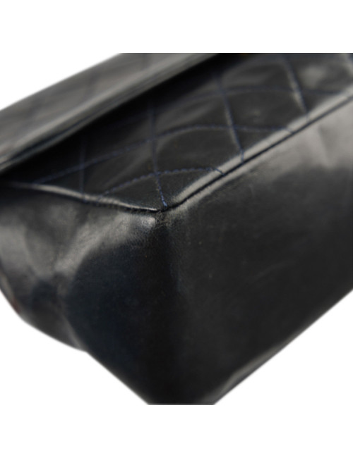 Sac vintage CHANEL bleu marine