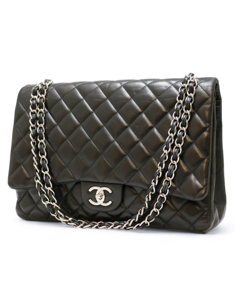 Maxi Jumbo CHANEL matelassé noir