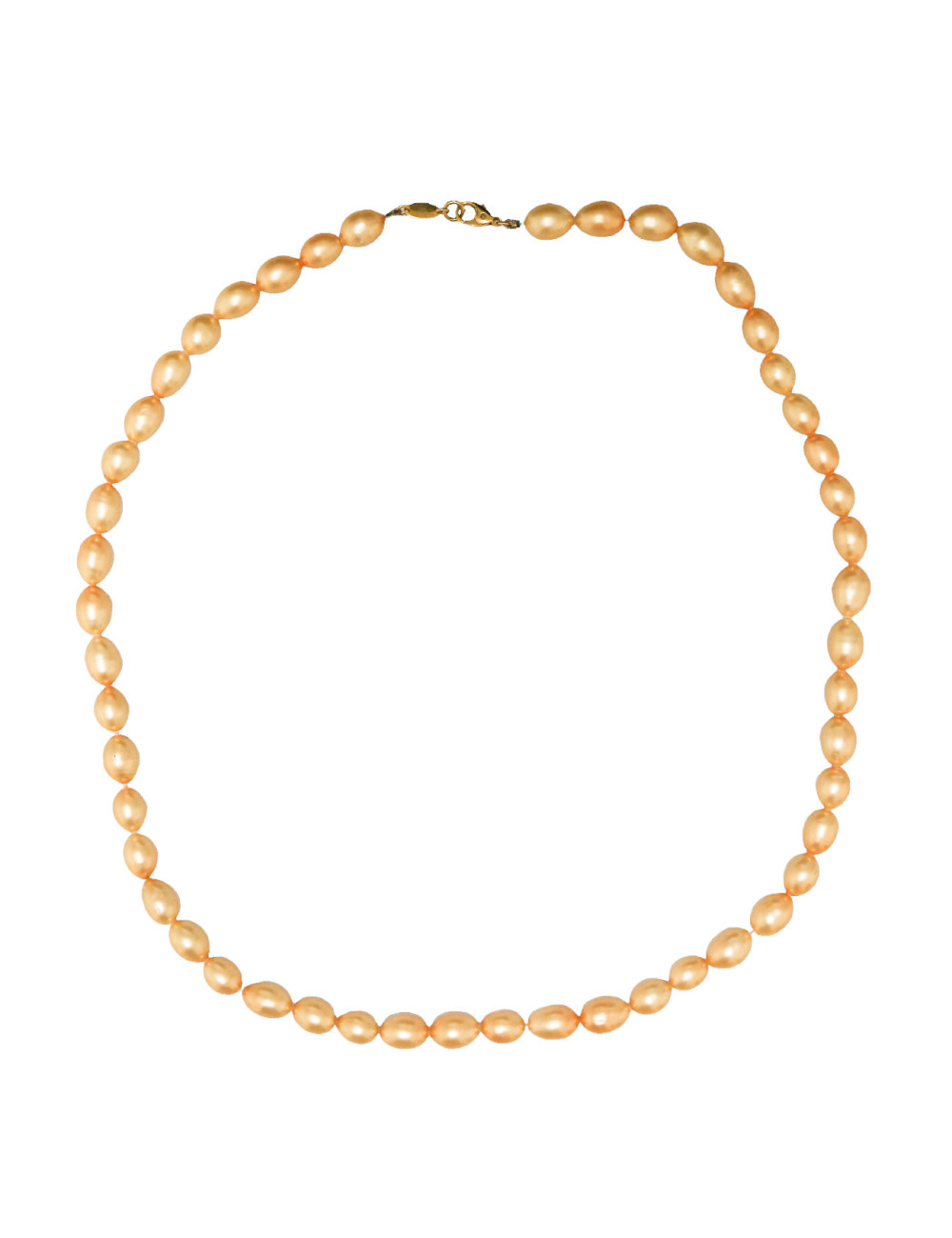 Sautoir CHANEL perles pâte de verre nacrées 