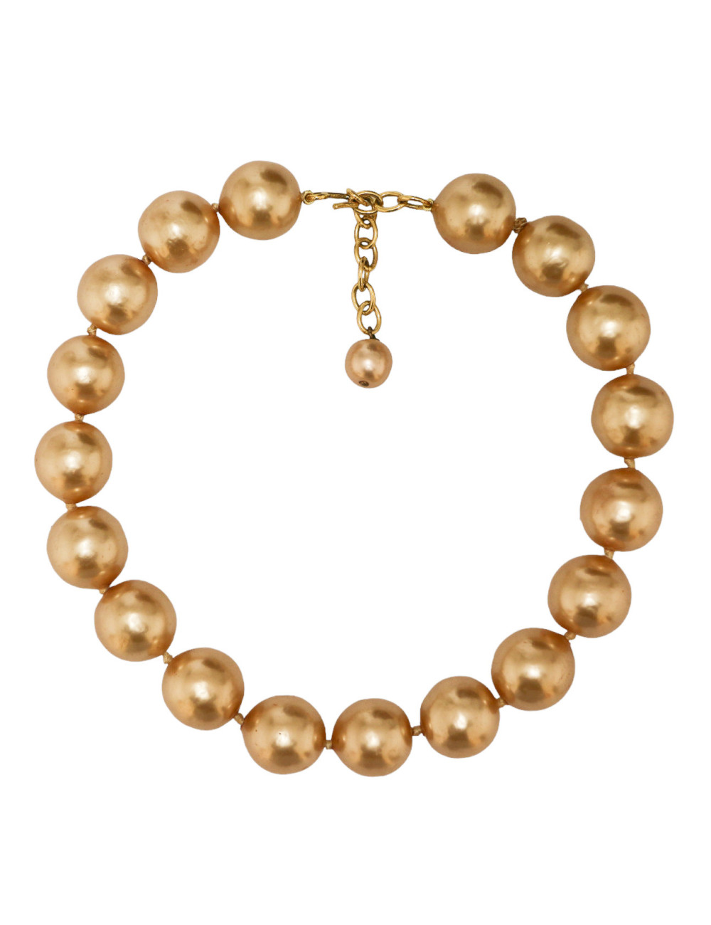 Chocker CHANEL nacré pâte de verre