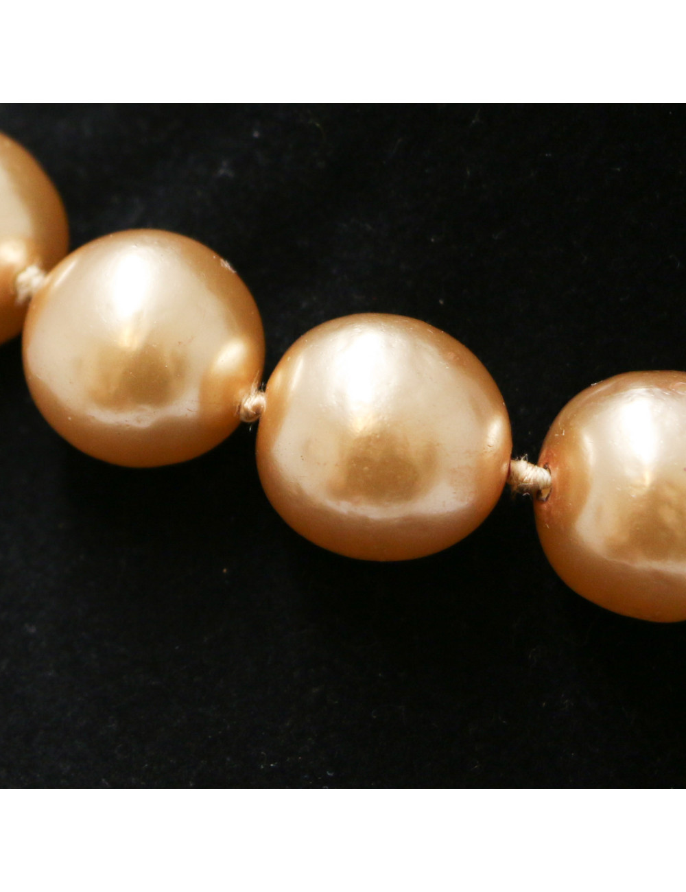 CHANEL vintage baroque molten-glass beads choker