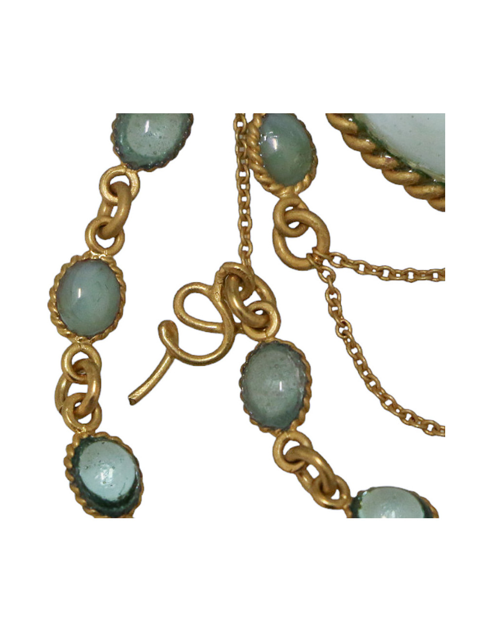 Broche GRIPOIX Pâte de verre