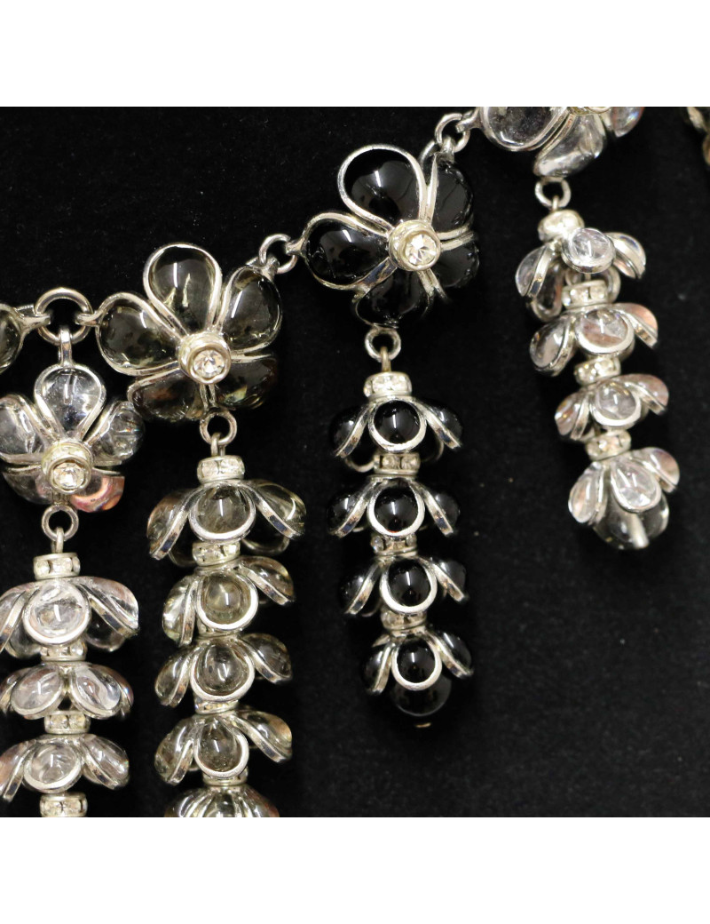Collier houblons MARGUERITE DE VALOIS pâte de verre