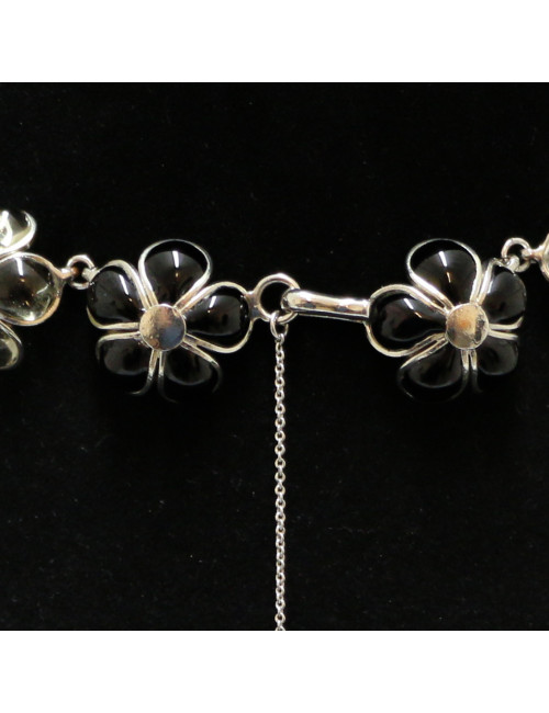 Collier houblons MARGUERITE DE VALOIS pâte de verre