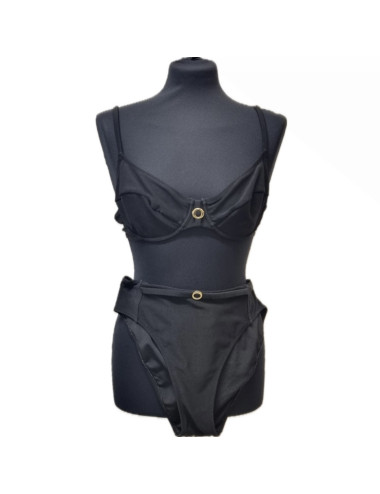 Maillot de bain CHRISTIAN DIOR noir 2 pièces