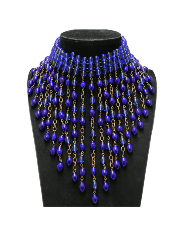 Chocker MARGUERITE DE VALOIS perles pendantes