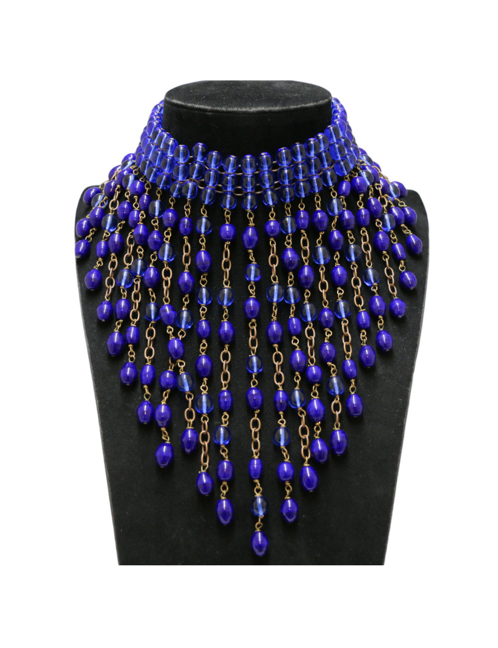 Chocker MARGUERITE DE VALOIS perles pendantes 