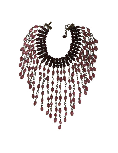 Chocker MARGUERITE DE VALOIS pâte de verre