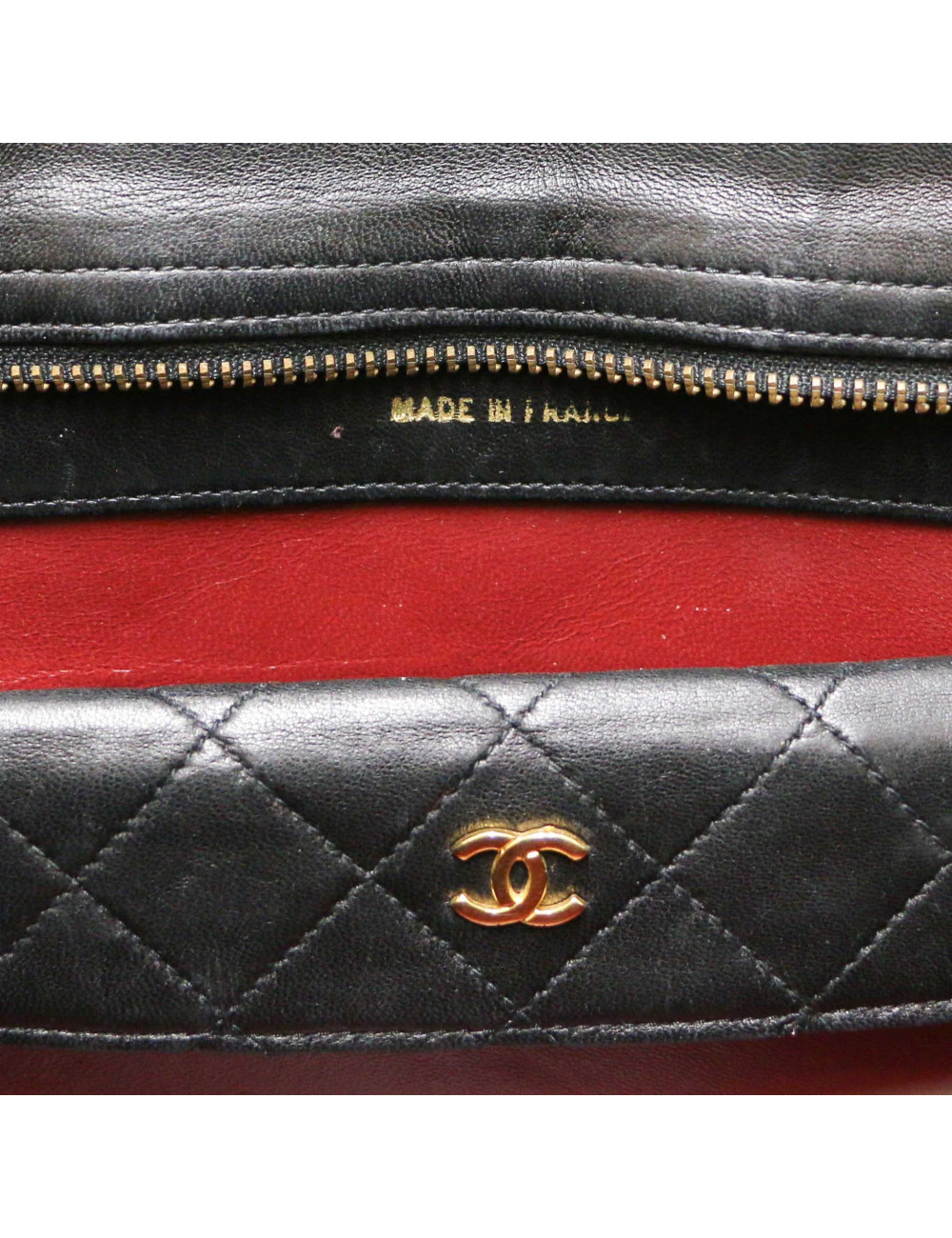 CHANEL big tote bag with matching wallet