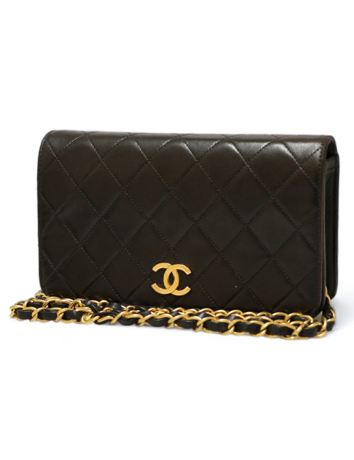 Sac enveloppe CHANEL noir