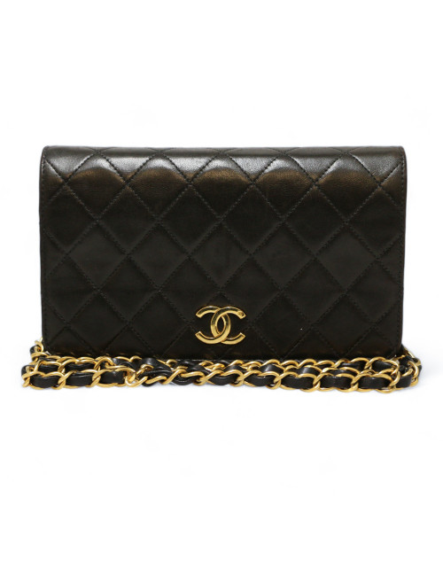 Sac enveloppe CHANEL noir