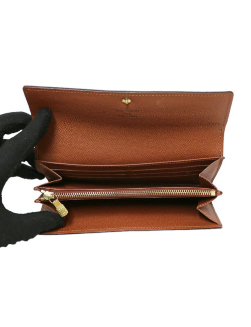 Compagnon Sarah LOUIS VUITTON toile Monogram