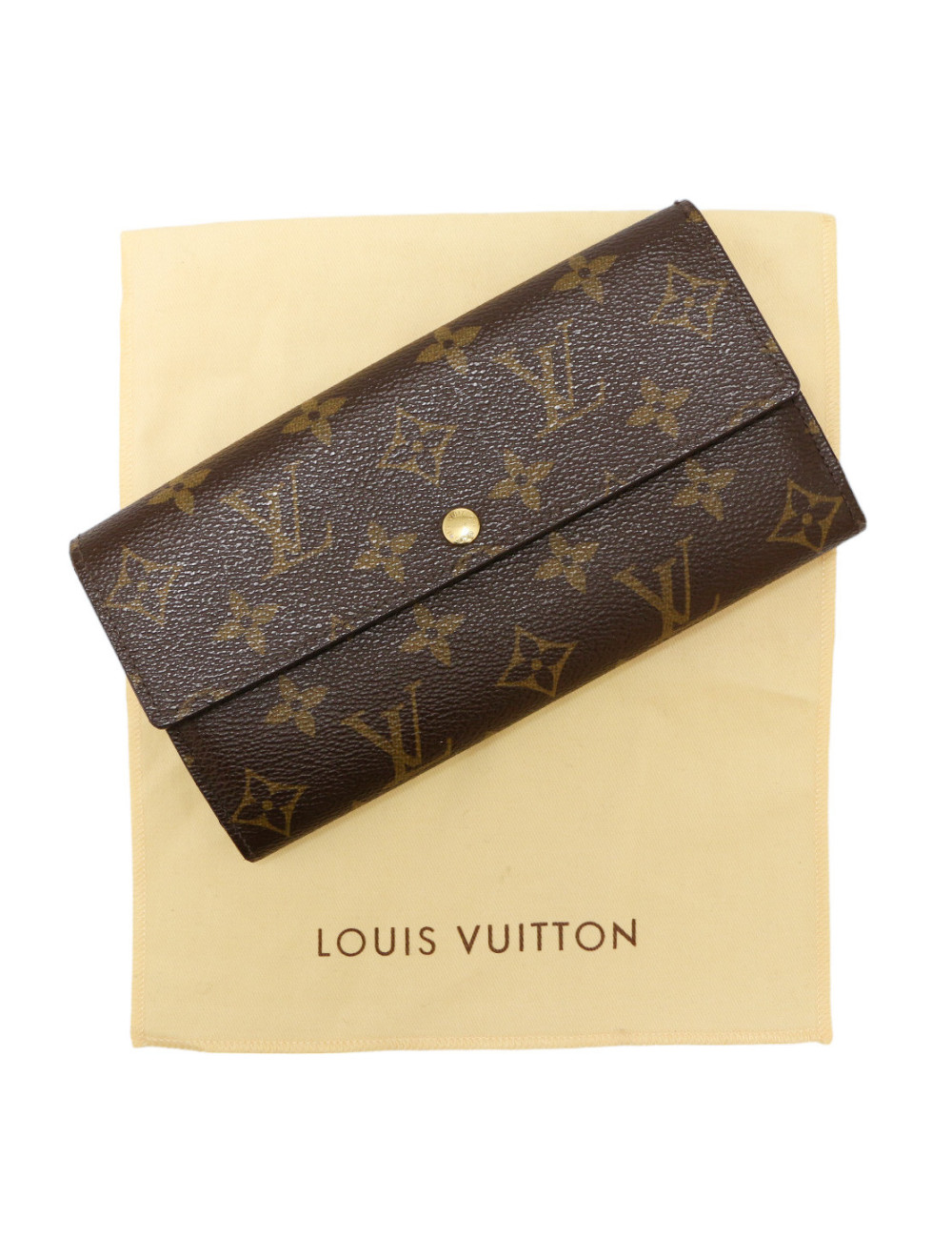 Compagnon Sarah LOUIS VUITTON toile Monogram