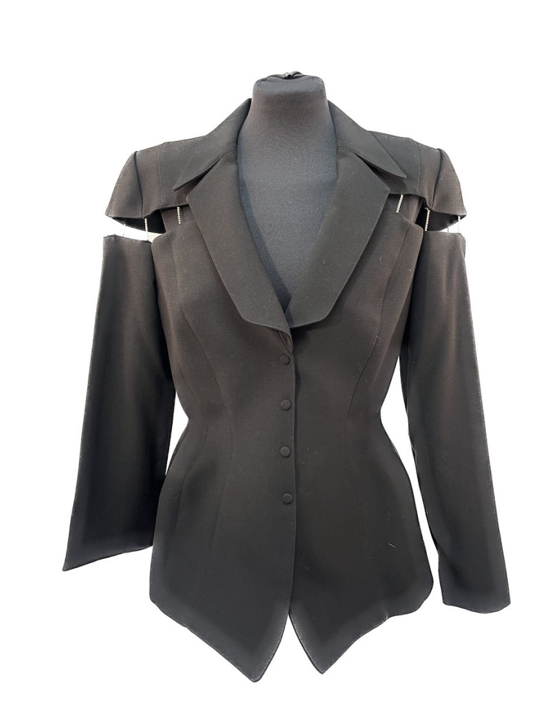 Veste THIERRY MUGLER T 44 noire