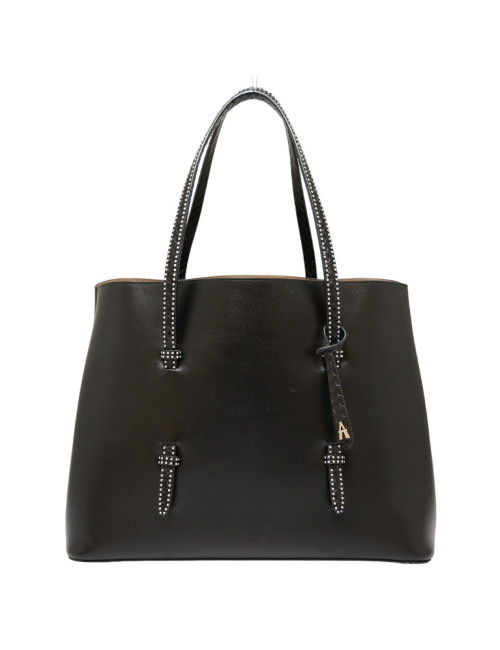 Sac ALAIA cuir box noir