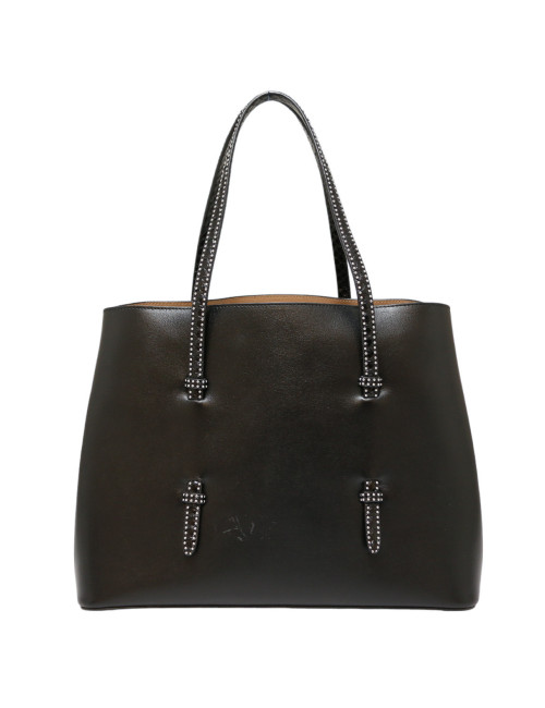 Sac ALAIA cuir box noir