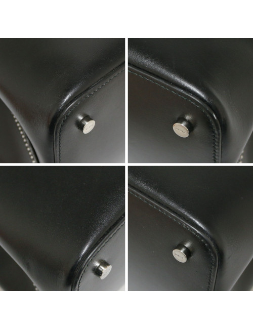 Sac ALAIA cuir box noir