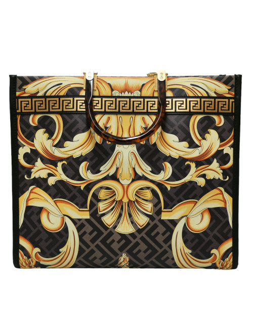 Tote bag FENDI collaboration VERSACE
