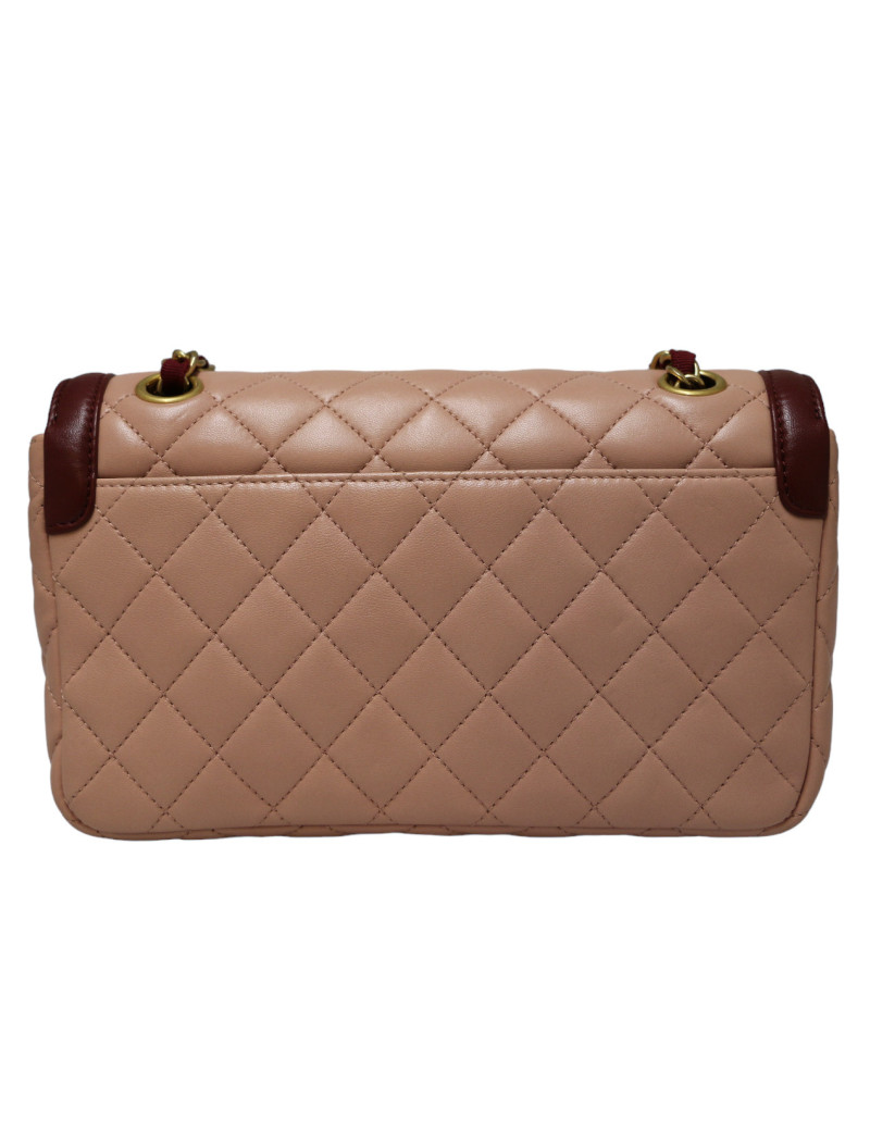 CHANEL Pink And Burgundy Classic Bag