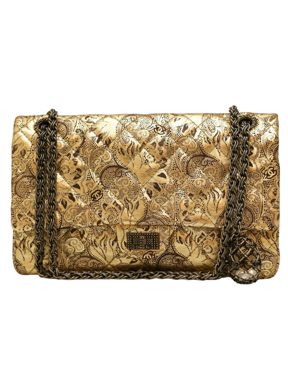 CHANEL gilded bag Métiers d'art Moscow