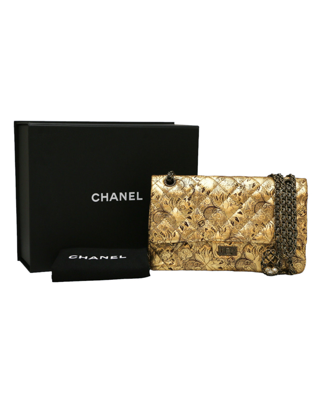 CHANEL gilded bag Métiers d'art Moscow