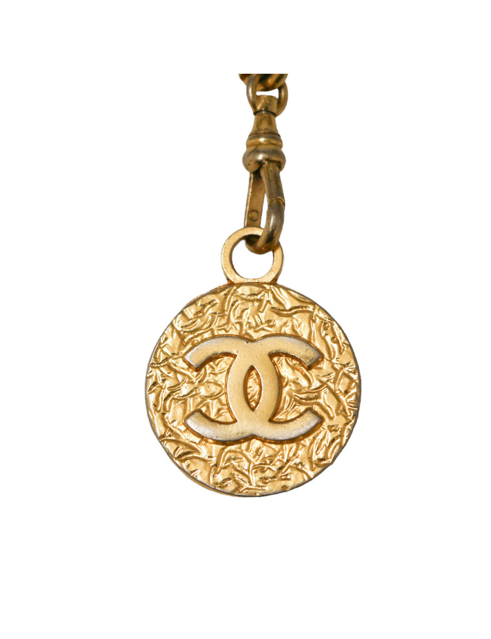 Ceinture CHANEL chaine et cuir vintage