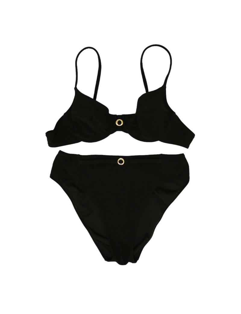Maillot de bain CHRISTIAN DIOR noir 2 pièces