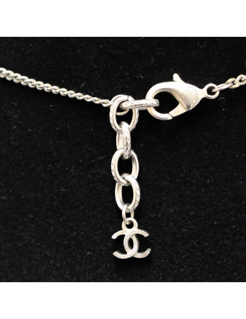 Sautoir CHANEL argent