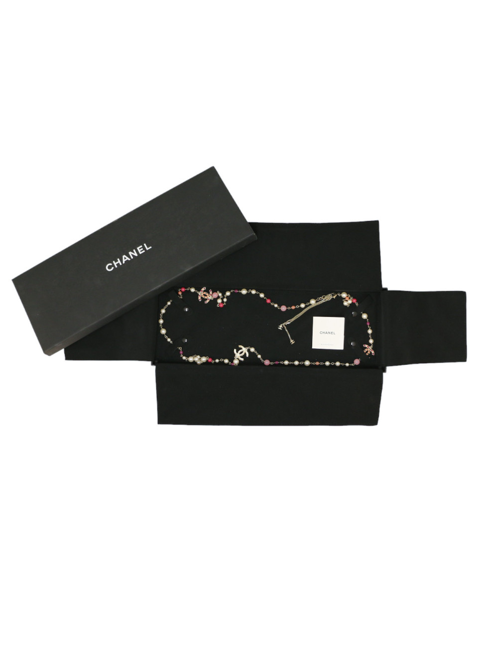 Sautoir CHANEL argent