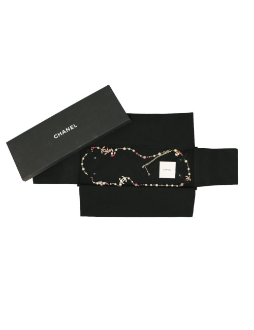 Sautoir CHANEL argent