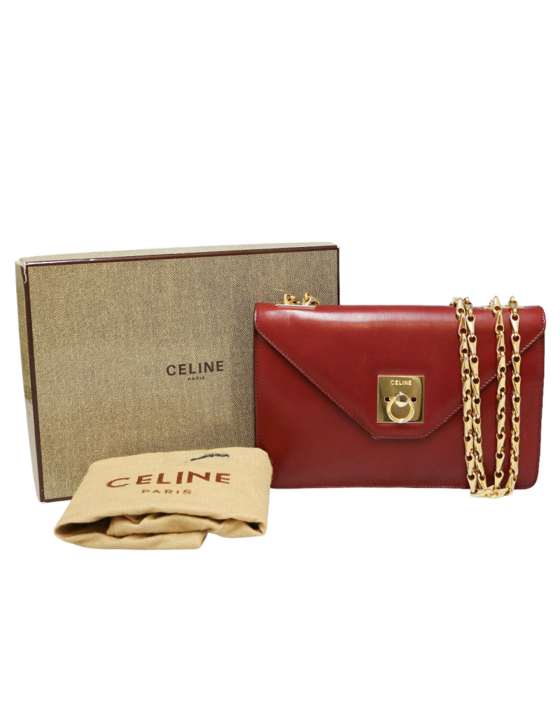 Sac CELINE bordeaux vintage
