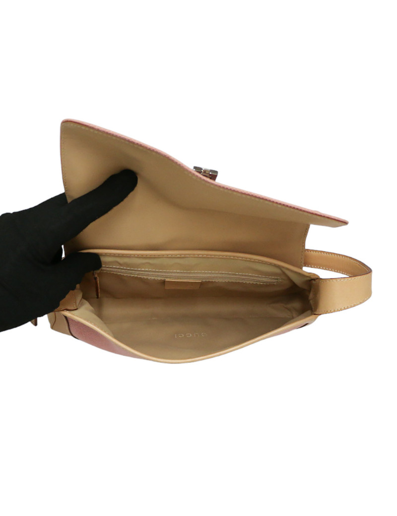 Petit sac GUCCI toile et cuir