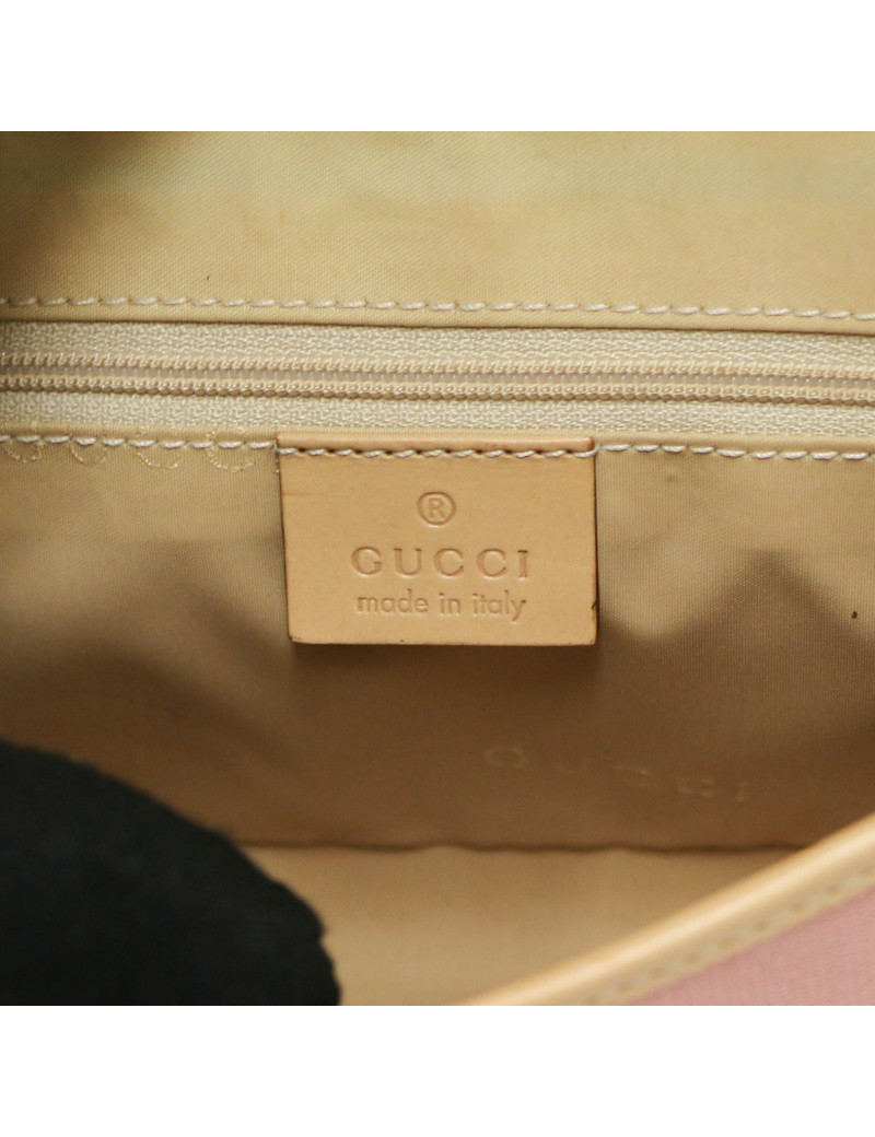 Petit sac GUCCI toile et cuir