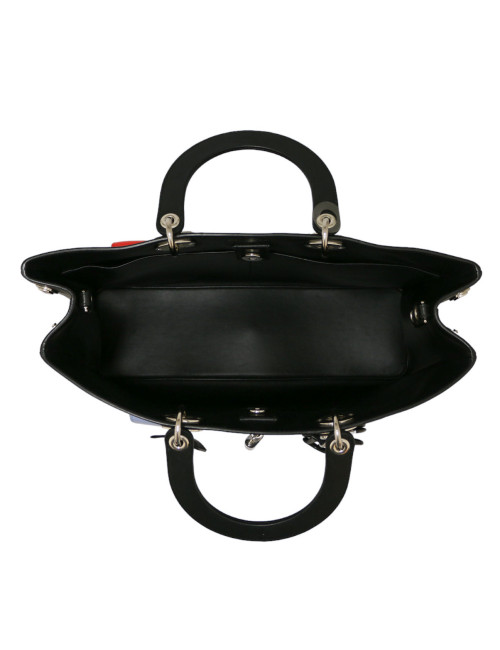 Sac Lady DIOR tricolore cuir
