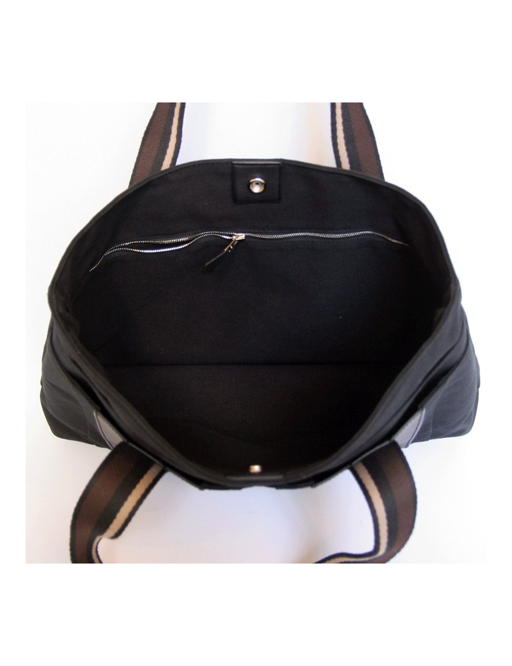 Sac Herline HERMES toile noire