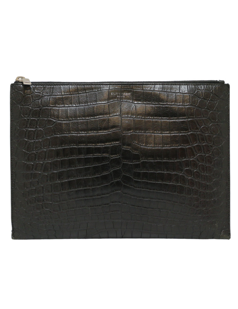 Pochette Cassandre SAINT LAURENT cuir embossé