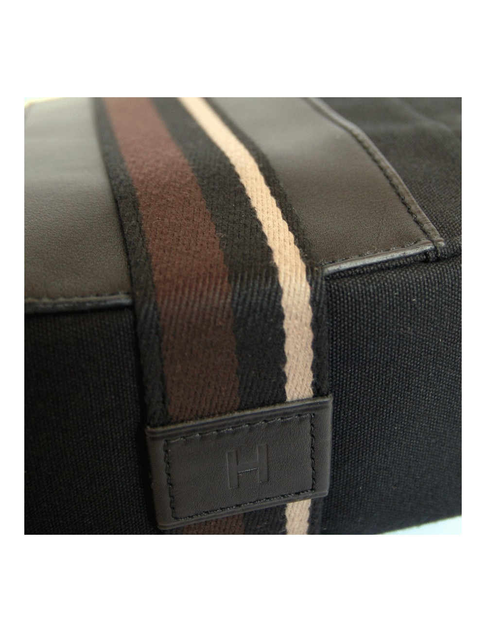 sac Garden HERMES toile noire