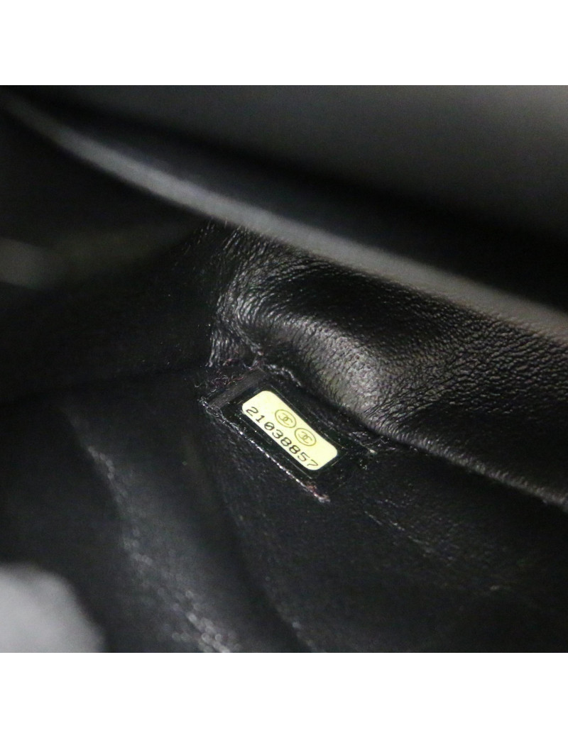 Sac CHANEL tweed noir et blanc