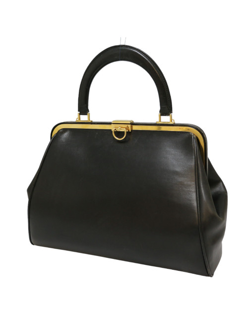 Sac CHRISTIAN DIOR GM cuir noir