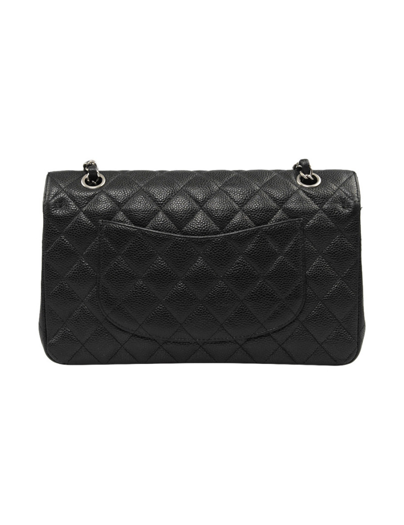 Sac double flap caviar CHANEL noir