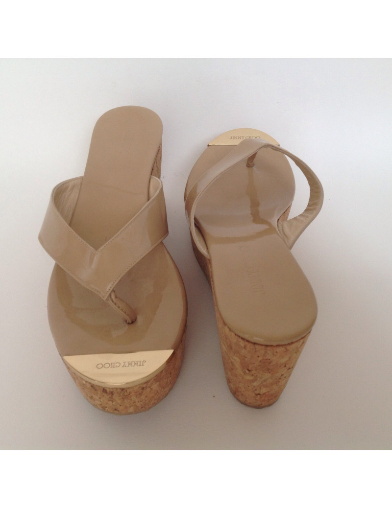 sandales JIMMY CHOO T38 compensées