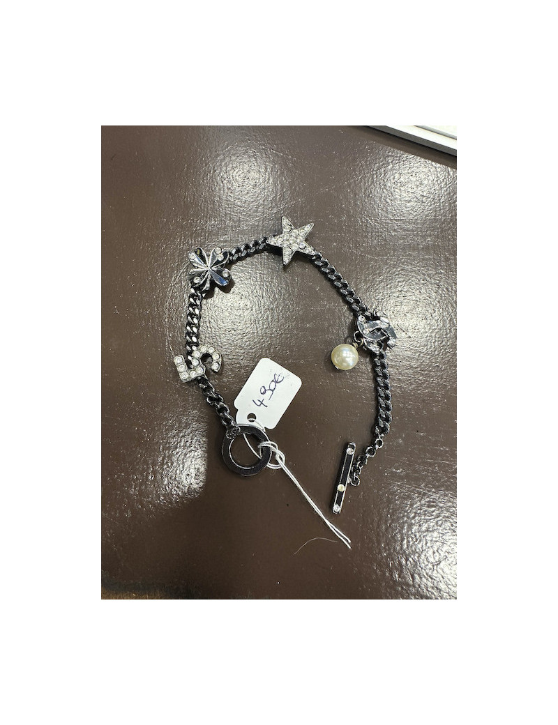 Bracelet CHANEL charms argent canon de fusil