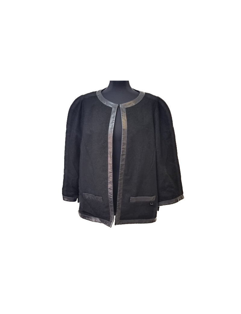 Veste CHANEL T50 tweed noir