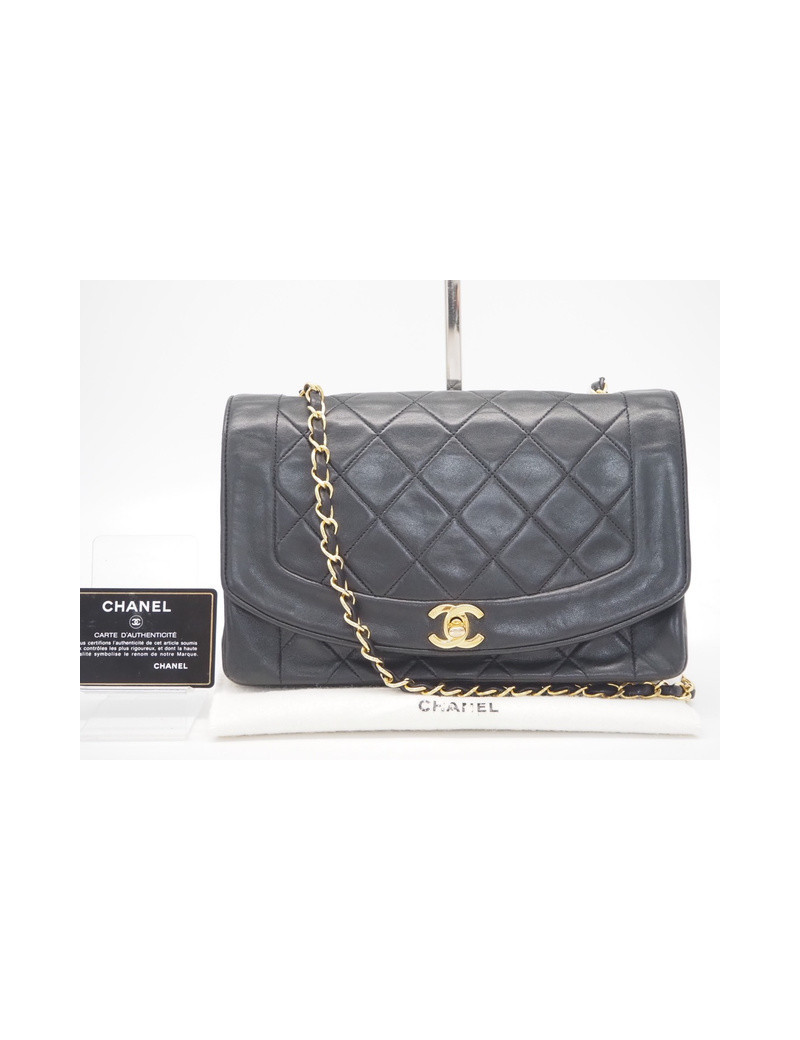 Sac Diana GM CHANEL noir