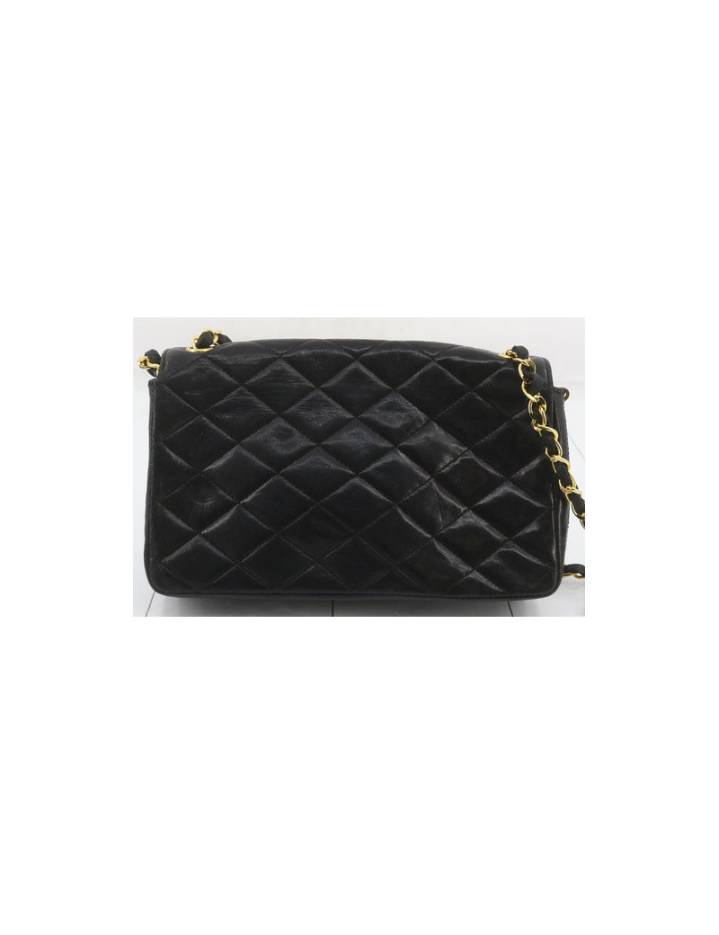 Sac CC CHANEL matelassé noir